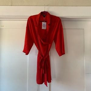 ASOS Monki Belted Wrap Dress